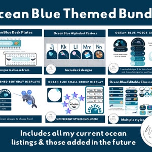 Ocean Themed Classroom Décor Bundle