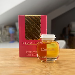 Beautiful by Estée Lauder miniature Perfume .12 floz 3,5 ml Mini fragrance EDP Boxed