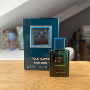Pour Homme by Enrico Coveri miniature Perfume .20 floz 5 ml Mini fragrance EDT Boxed