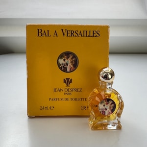 Bal à Versailles Jean Desprez miniature Perfume .08 floz 2.4 ml Mini fragrance PDT Boxed