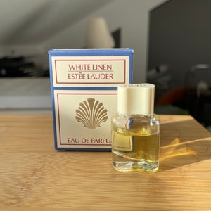 White Linen by Estée Lauder Vintage miniature Perfume .1 floz 3 ml Mini fragrance EDP Boxed