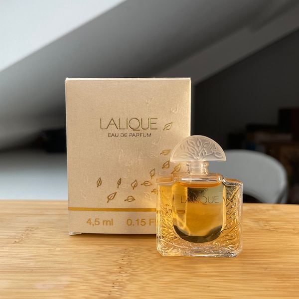 Lalique miniature Perfume .15 floz 4,5 ml Mini fragrance EDP Boxed