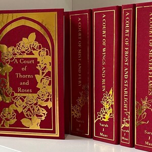 ACOTAR Clothbound Hardcover Set Rebound Books for Fantasy Lovers I A