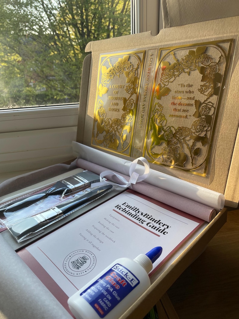 Kit fai-da-te per rilegare libri con design personalizzato (da brossura a copertina rigida) immagine 14