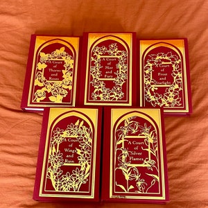ACOTAR Clothbound Hardcover Set - Rebound Books for Fantasy Lovers I A Court of Thorns and Roses Book Series Clothbound (hardback)