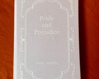 Vintage Style Classics: Pride and Prejudice Jane Austen Hardcover Rebound Book