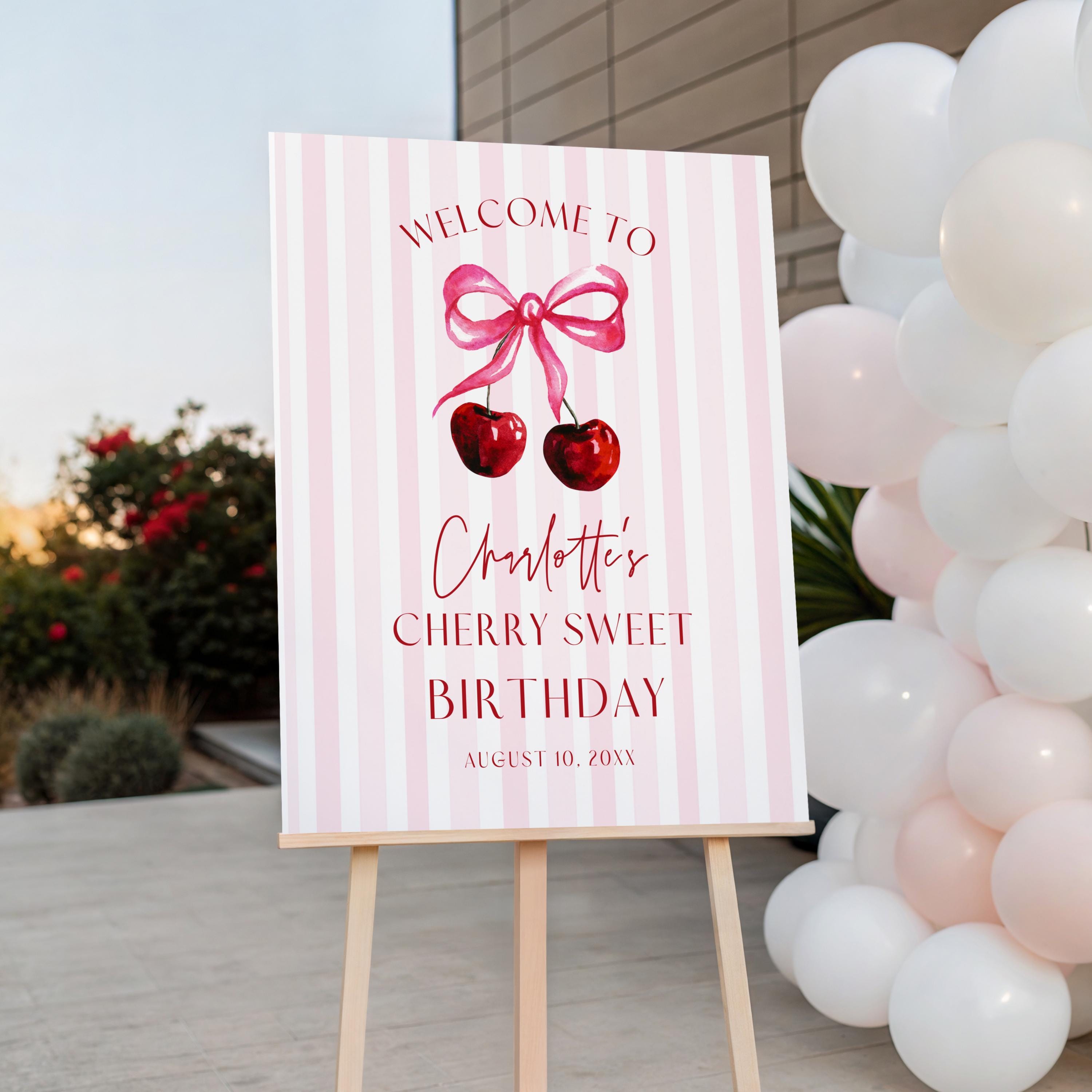 9 Palloncini A Forma Di Ciliegia Da 50,8 Cm - Decorazioni Per Feste A Tema Ciliegia, Compleanni A Tema Frutta, Festa Estiva, Ragazze