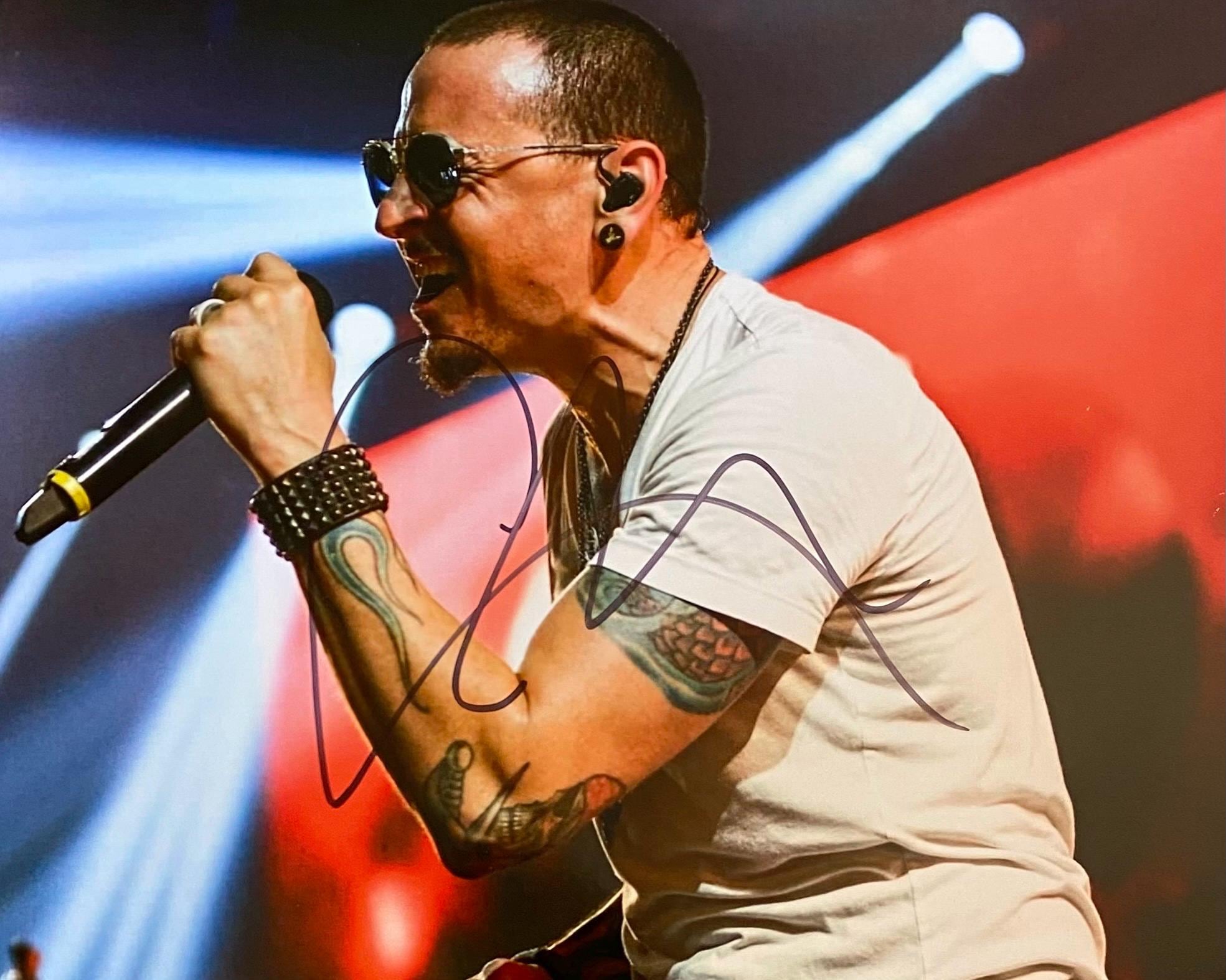 【未開封品】 LINKIN PAK サイン入りフォト LPU8 リンキンパーク Chester Bennington Autographed Linkin Park 8x10 Photo - Etsy 日本