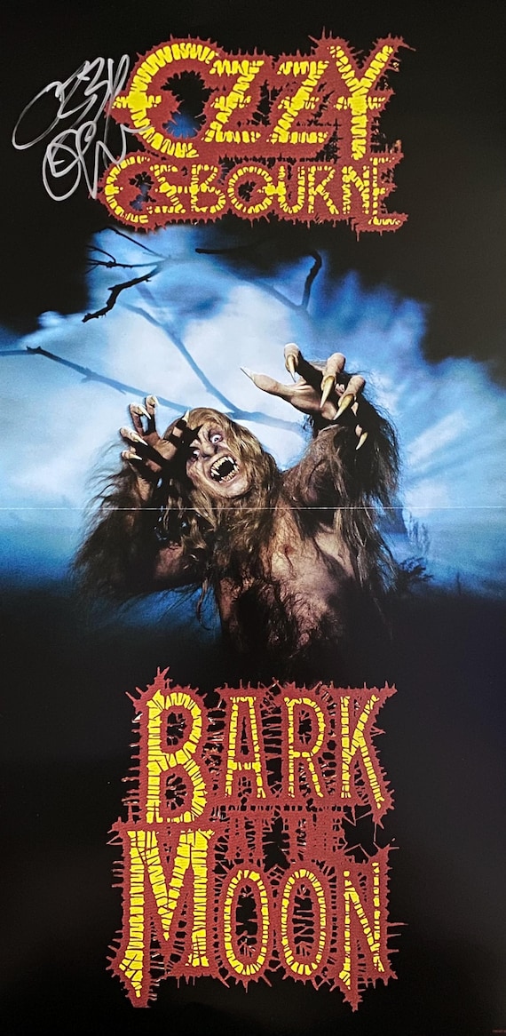 オジー・オズボーン 直筆サイン入りポスター　Ozzy Osboune オジー・オズボーン 直筆サイン入り 12インチ×24インチ ポスター