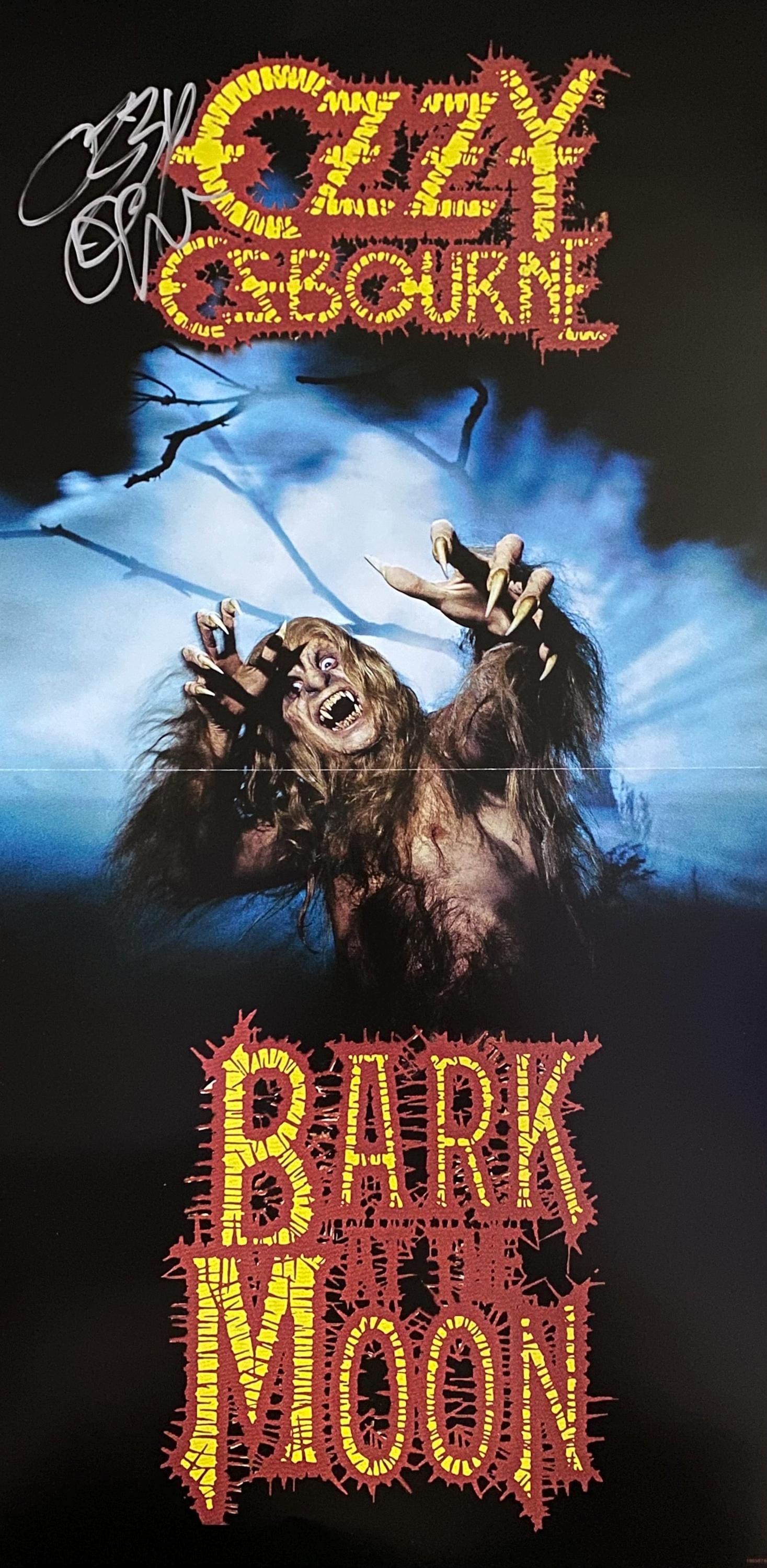 オジー・オズボーン 直筆サイン入り 12インチ×24インチ ポスター