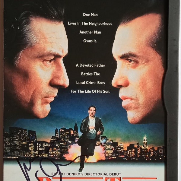 Robert De Niro Autographed Signed A Bronx Tale Dvd