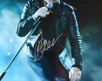 Bono Autographed Signed U2 8x10 Photo
