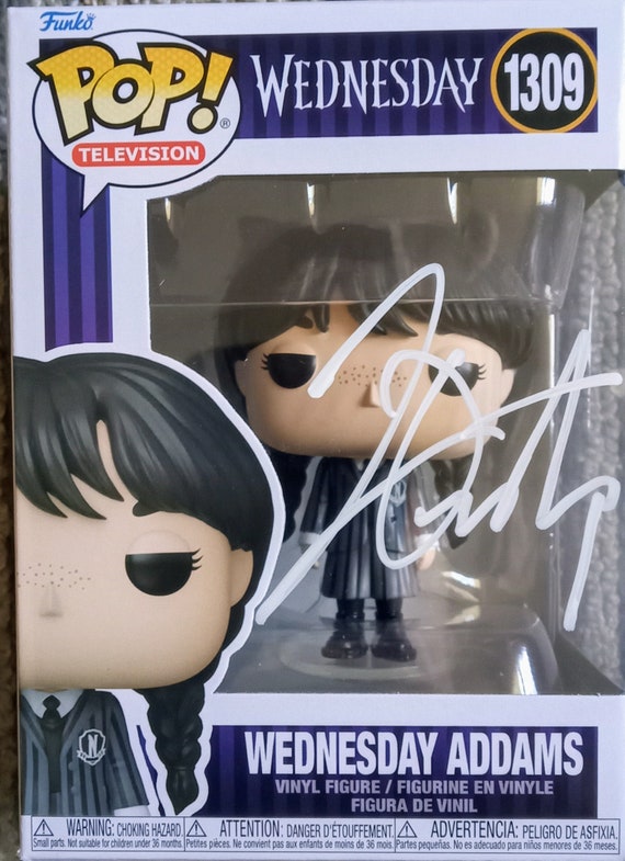 Jenna Ortega Autographed Wednesday Addams Funko Pop #1309 - Etsy