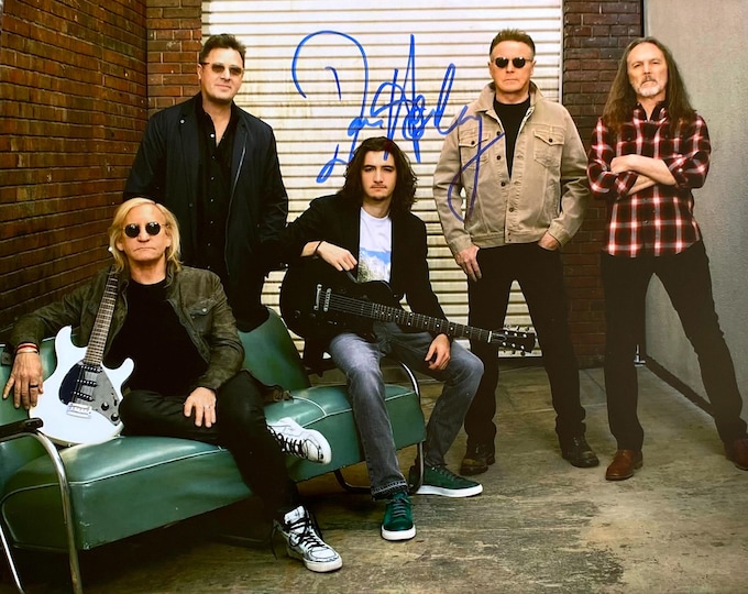 DON HENLEY Signed autographed Photo Blue Marker COA Hologram
