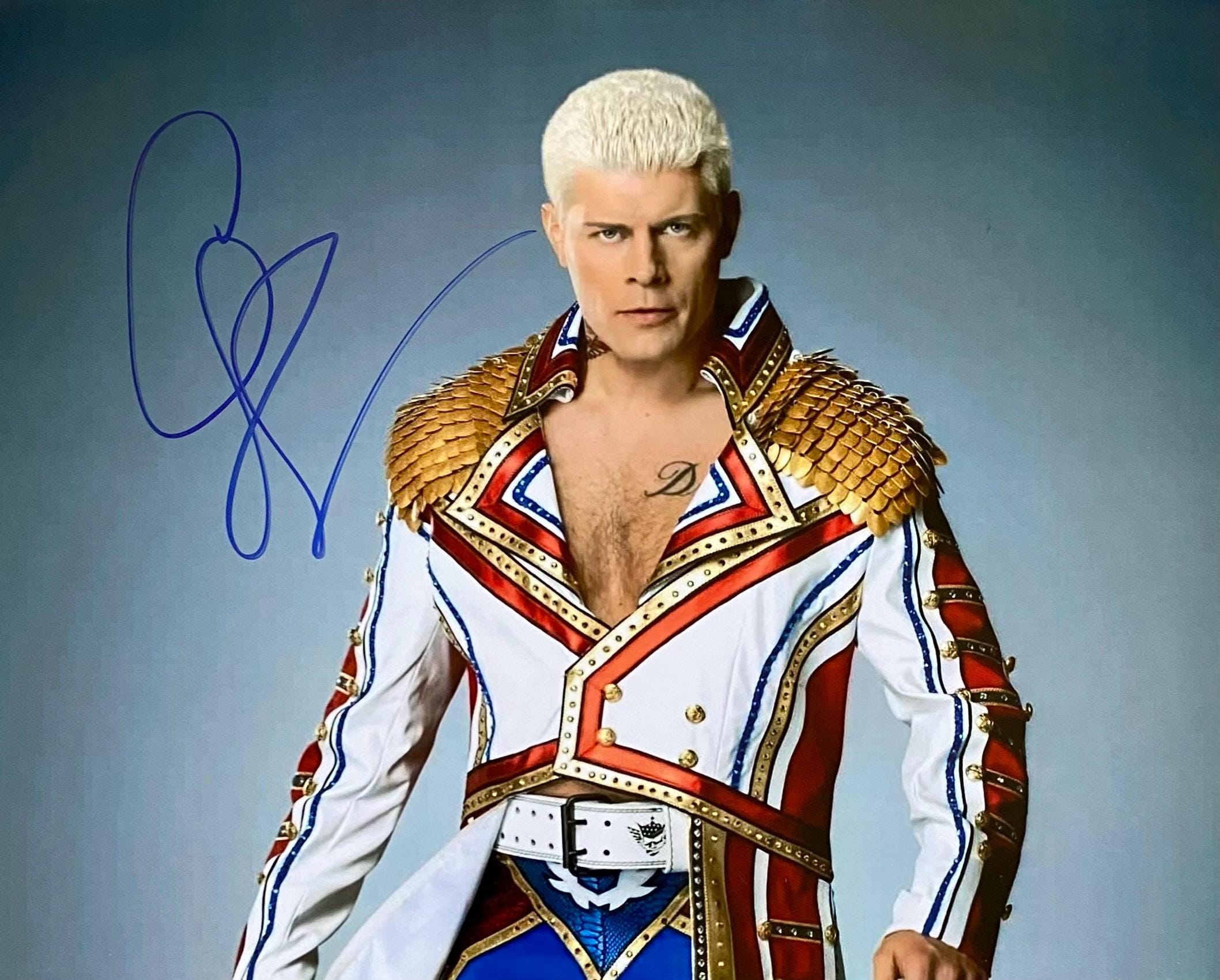 WWE コーディ・ローズ 直筆サイン入り 8x10 写真 - Etsy 日本