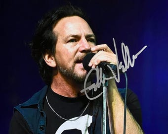 タゲス様オーダーページ Vedder Eddie Eddie Vedder 8x10 Autographed Photo - Pearl Jam
