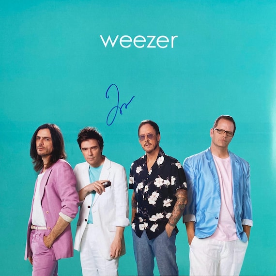 Rivers Cuomo Autographed Weezer Teal Album Vinyl - Etsy