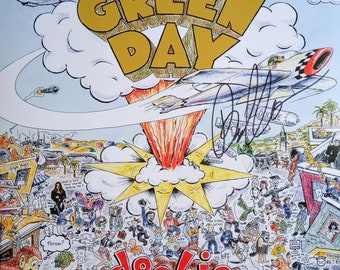 Billie Joe Armstrong z autografem Green Day Dookie Vinyl