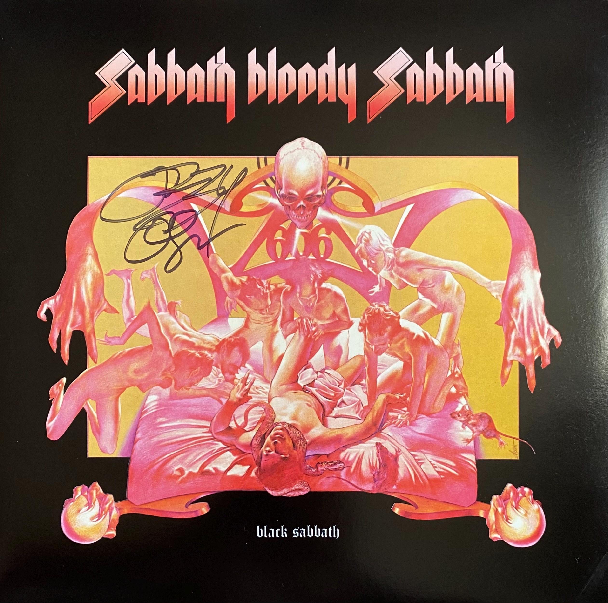 オージー・オズボーン(Black Sabbath)の直筆サイン入りカラー写真 Black Sabbath — Black Sabbath (Self-Titled) — Signed by Ozzy