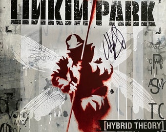 チェスター・ベニントン直筆サイン入りリンキン・パーク 8x10 写真