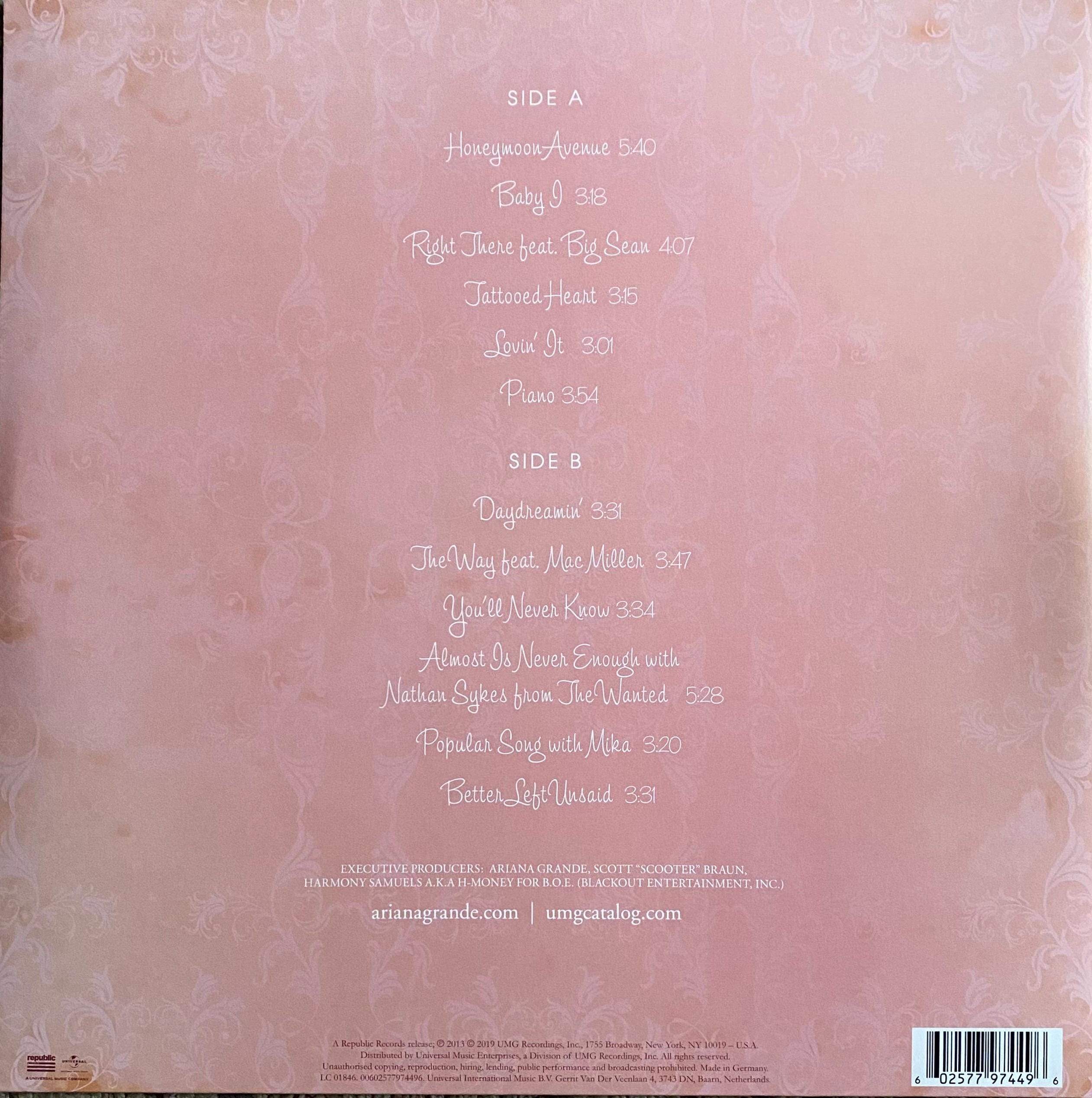 【直筆サイン】【未開封】【アメリカ限定】Ariana Grande Ariana Grande AUTHENTIC Yours Truly AUTOGRAPHED CD CASE ~ PSA