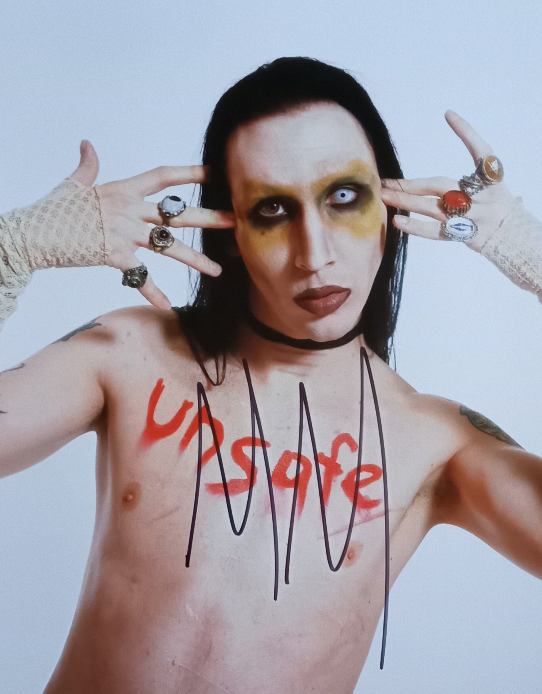 Marilyn Manson サイン入りCD Marilyn manson autograph - Etsy 日本