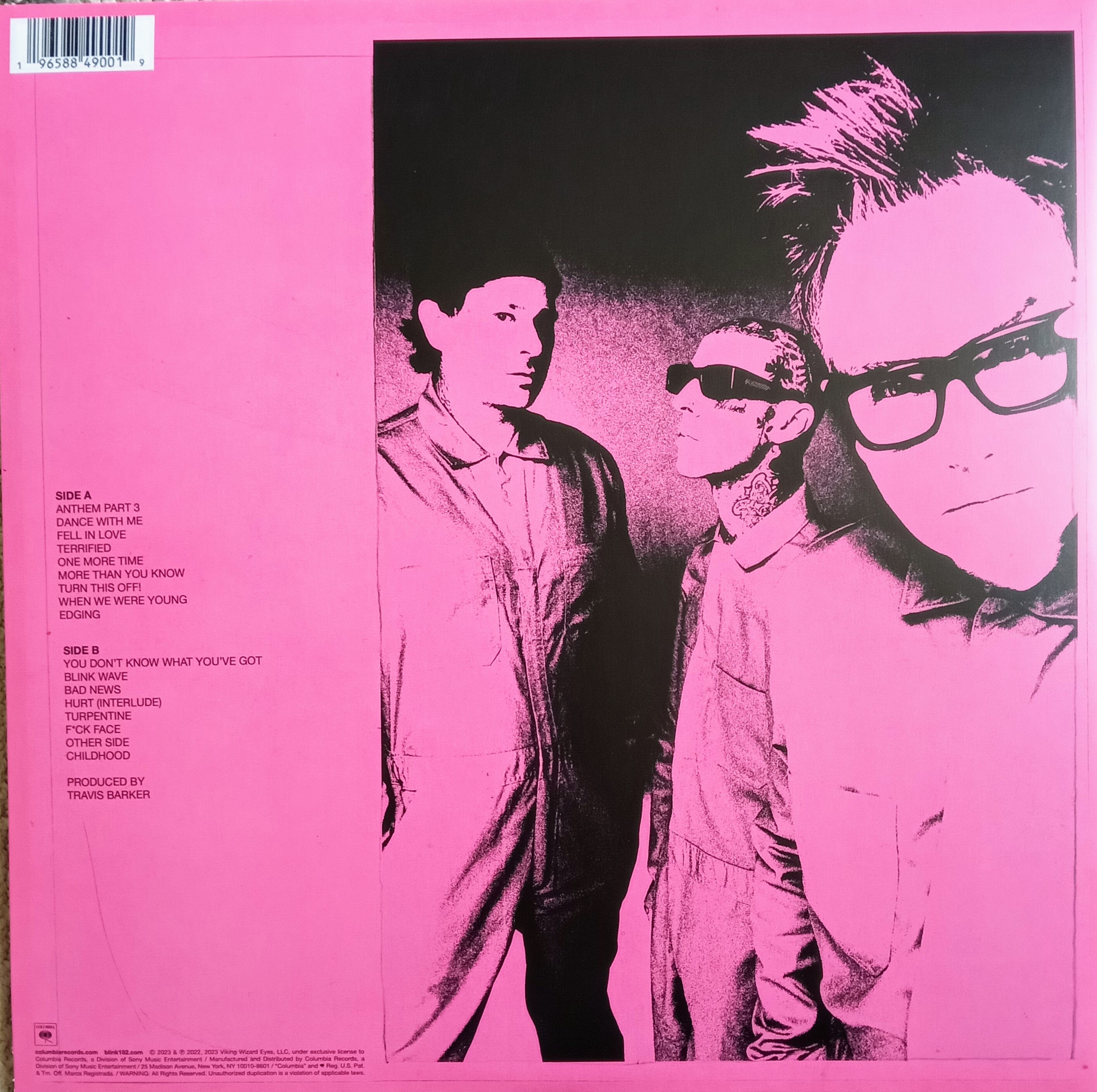 Tom Delonge Autographed Blink 182 One More Time Vinyl - Etsy