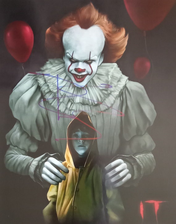 ビル・スカルスガルド 直筆サイン入り ペニーワイズ 8x10 写真 - Etsy 日本