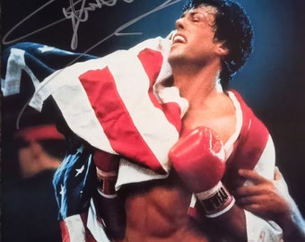 Sylvester Stallone Autographed Signed Rocky 8x10 Photo