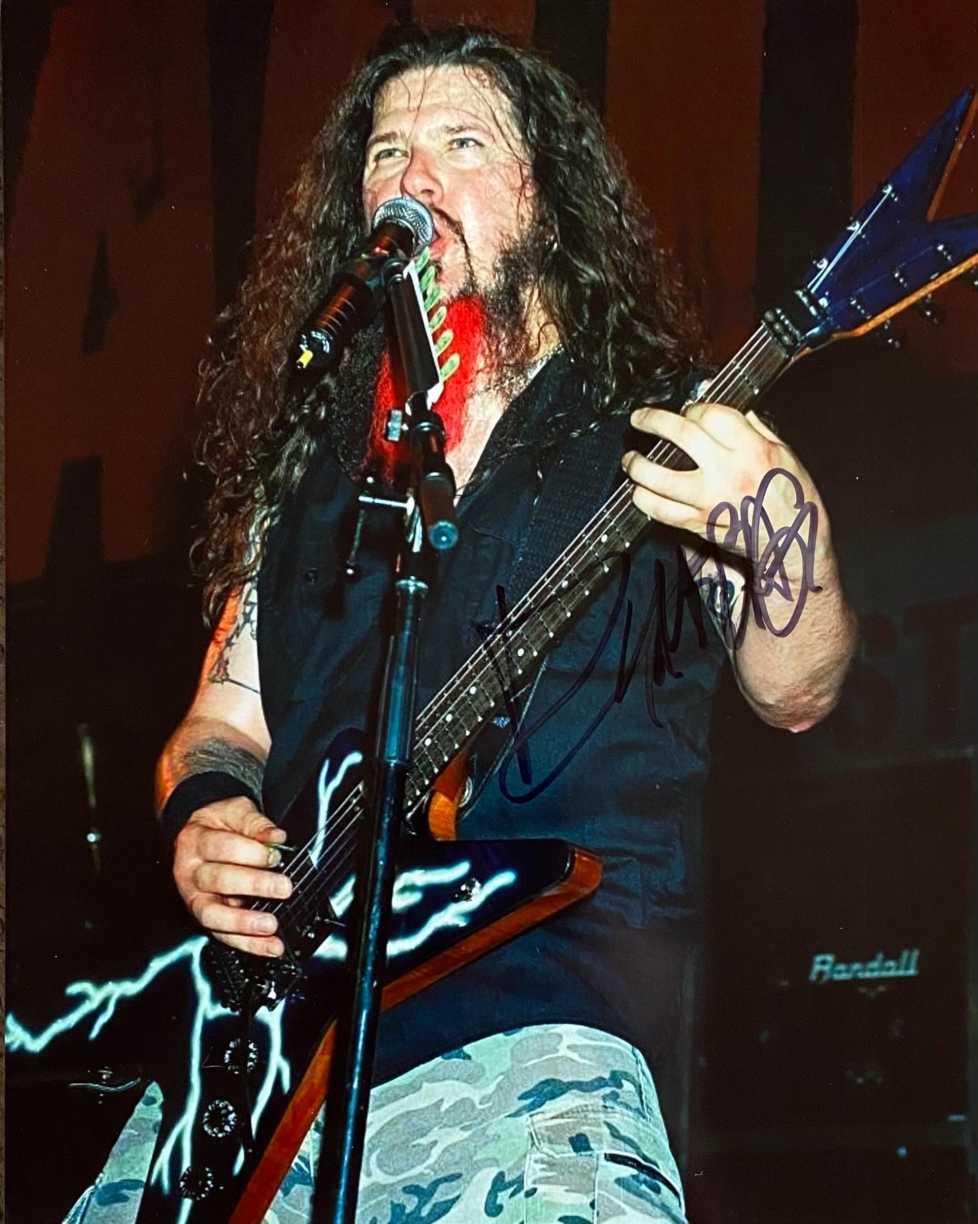 Dime Bags PANTERA Guitarist DIMEBAG DARRELL 8x10 Color Photo Pantera Live