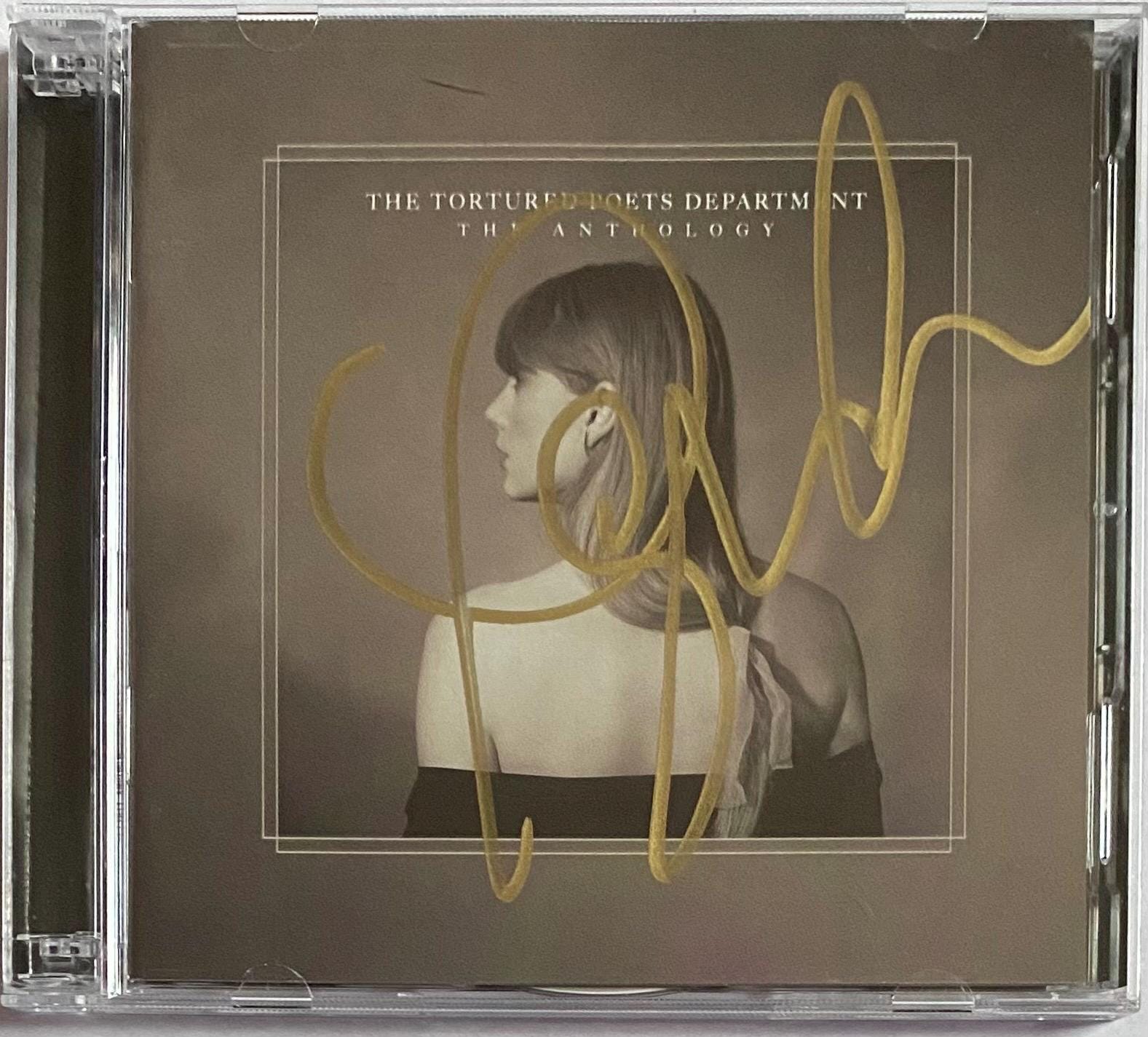 Signed Tortured Poets Department Cd - Etsy Canada