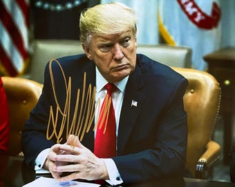 ドナルド・トランプ 直筆サイン入り MAGA 大統領 カスタムフレーム