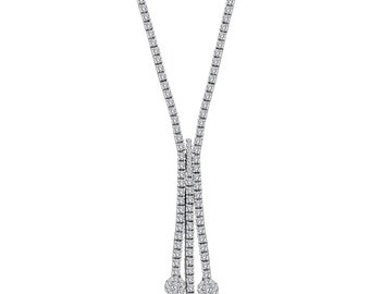 Diamond necklace 1.55 ct.