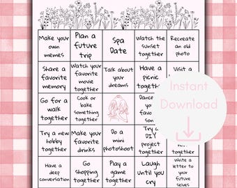 Friend Bingo Activity | Friendship Bonding Game (Instant Download)