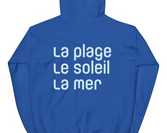 HOODIE – LA PLAGE... (unisex hoodie)