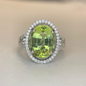 Superb Quality 100% Natural Green Tourmaline Ring, 925 Sterling Silver ring, Wedding Ring ,Tourmaline Men’s Women’s Faceted Oval Cut Ring