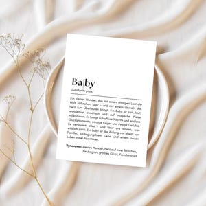 Carte imprimable pour bébé | Carte numérique avec inscription pour la naissance | Cadeau pour les nouveaux parents | Carte à imprimer | Téléchargement PDF