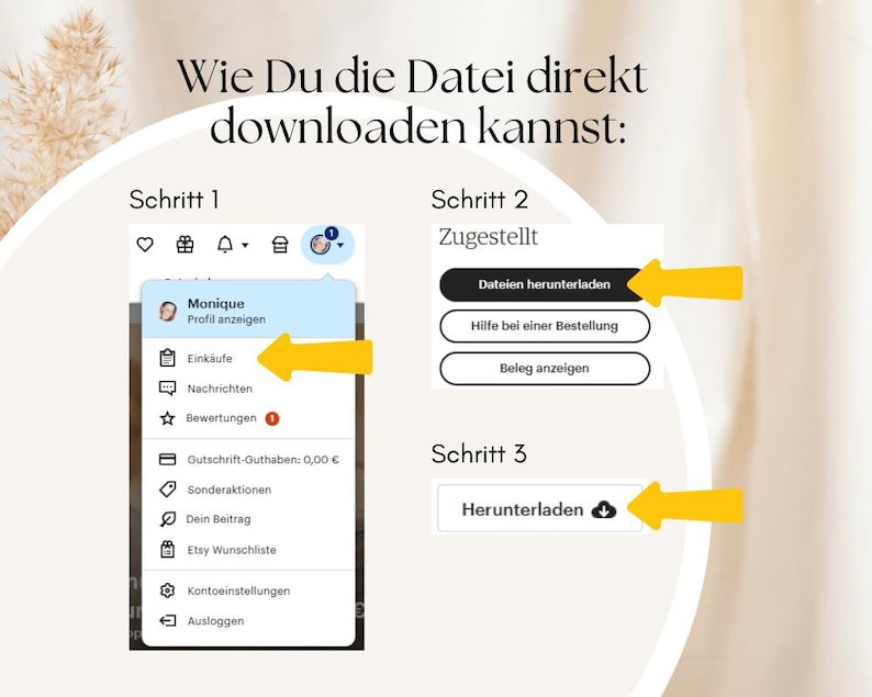 DIY-Verpackung für Tütensuppe mit Aufdruck zur Hochzeit, witzige Geschenkidee mit Text „Ab jetzt müsst ihr die Suppe gemeinsam auslöffeln“ bzw. „Für alle Suppen, die das Leben serviert“, dekoriert mit Trockenblumen, Herzdeko und Kerze – ideal als Printable zur Hochzeit.