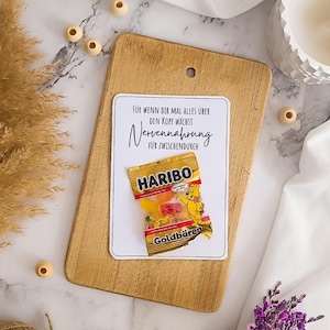 Nerve Food Card – Gift Card Template PDF to Print – Mini Gifts for Colleagues, School, Office & DIY Care Packages