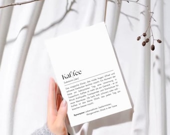 Coffee Printable Card | Digital card with saying to print | Gift for coffee lovers | Humorous & loving | PDF Download
