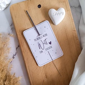 Modelo de cartão-presente Você ilumina meu mundo – porta-estrelas para imprimir, cartão faça você mesmo para impressão instantânea, ideia de presente em PDF