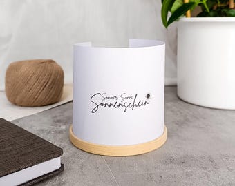 Lantern template summer sun sunshine – PDF to print – summer decoration DIY for transparent paper, garden party, LED light