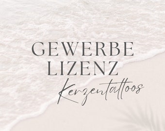 Gewerbelizenz alle Kerzentattoos von XoMoniqueDesigns