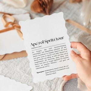 Aperol Spritztour Printable Karte | Digitale Karte zum Ausdrucken | Lustige Freundinnen-Karte | Geschenk für Mädelsabend & Sommermomente