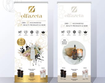 CHOGAN Roll-up Banner, high-quality print - New Chogan Bottles