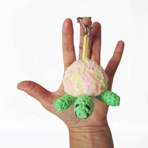 Gehäkelte Schildkröte Keychain