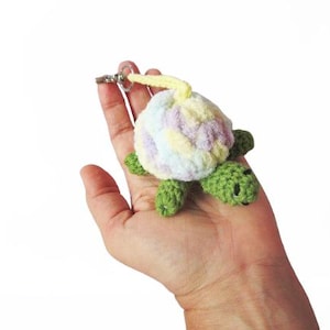 Gehäkelte Schildkröte Keychain