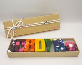 Custom Name Crayons for Kids Birthday Gift, Toddler Gifts, Name Crayons Custom, Party Favors, Custom Letter Crayons Personalized, kids gifts