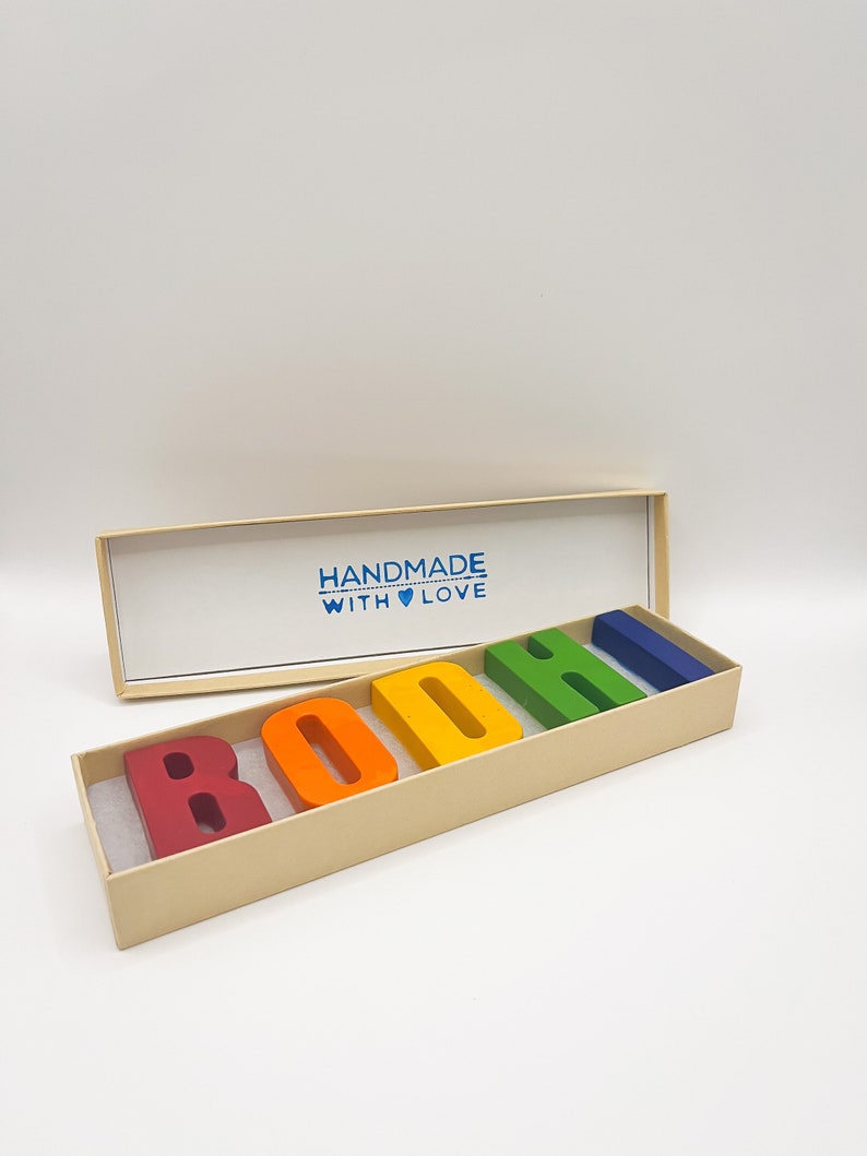 Custom Name Crayons for Kids Birthday Gift, Valentines Gift for Kids ...