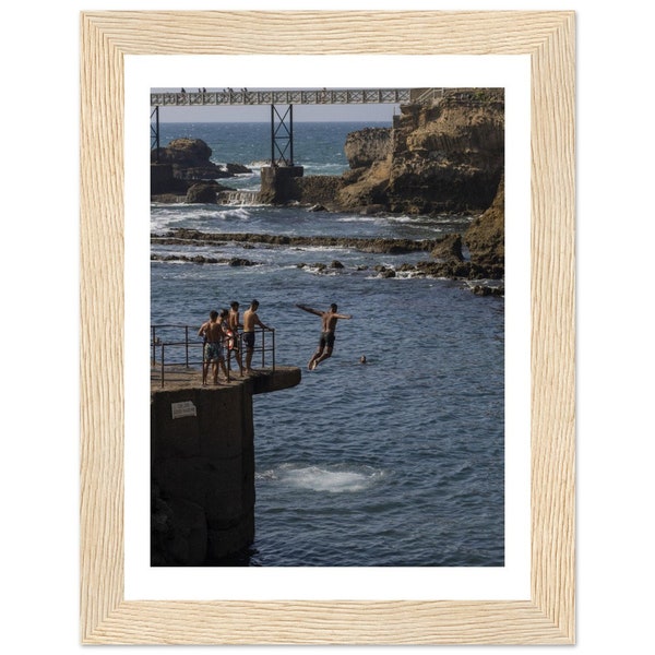 Fine Art Photography, "No Diving" Framed